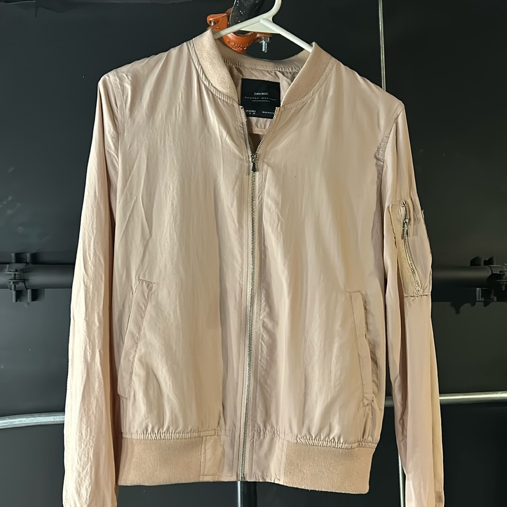 Light pink bomber jacket